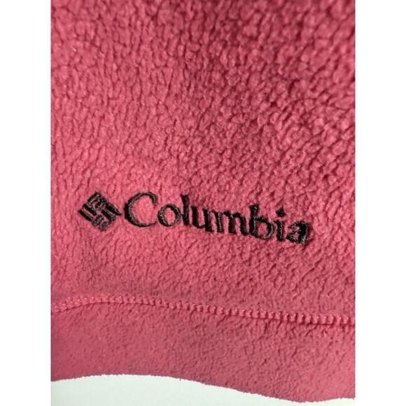 Columbia Pink Fleece Zip Up Vest Size X Large - Picture 5 of 10